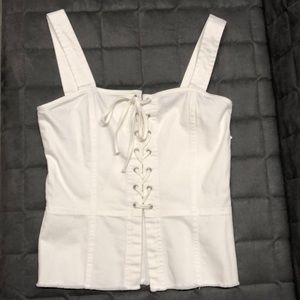 Slight lace up top